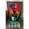 Image 1 : L1 - 3-Pcs Lot: "The Incredibles" Poster, O'Neal Motocross Riding Boots, and Vintage Model Sailboat