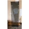 Image 1 : L1 - Large Smoked Framed Glass Door (Approx. 79x23") and Metallic Ceiling Components