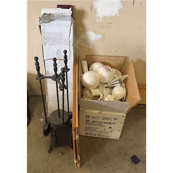 L1 - Magic Master Christmas Decoration Kit, Cast Iron Fireplace Tool Set, and More