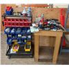 Image 1 : L1 - Mobile Hardware Organizer with Screws, Hand Tools, and Workshop Accessories