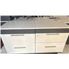 Image 2 : L1- Large L Shaped Modular Reception Desk with Hutch