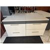 Image 3 : L1- Large L Shaped Modular Reception Desk with Hutch