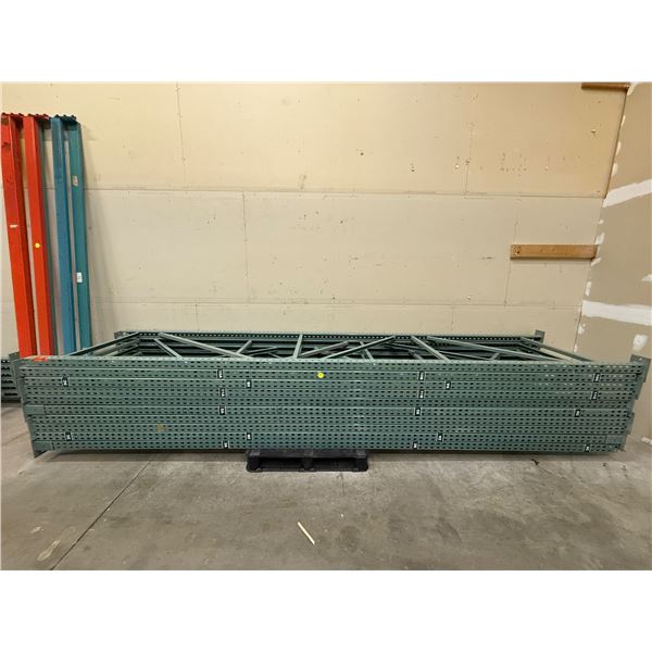 L1 - Group of 45 Racking Components, Including 16 Uprights, Approx. 192" x 42", and 30 Beams (Variou