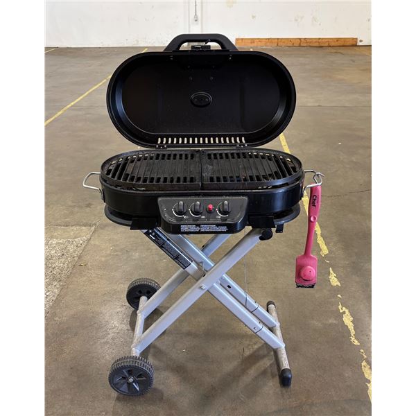 L3 - Coleman Red Roadtrip Portable Stand-Up Propane Grill (Not Tested)