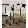 Image 1 : L3 - Group of 4 Scangrip Telescopic Mobile Wheel Stands for Work Lights