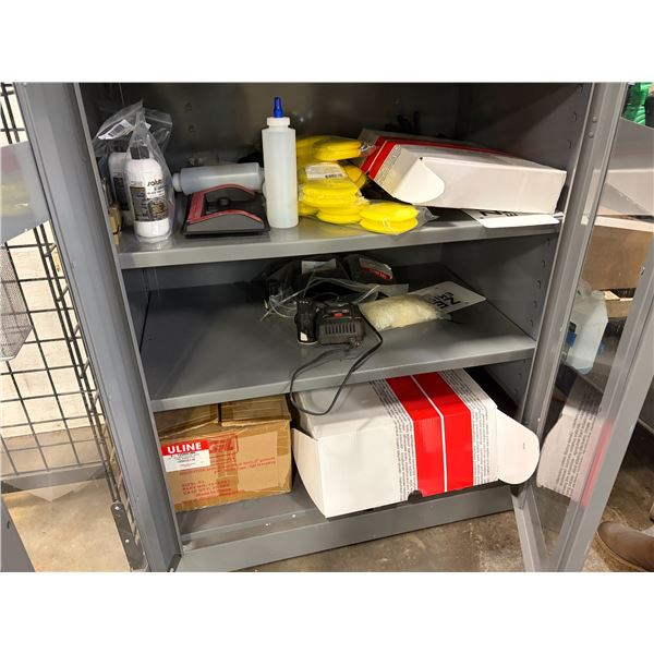 L3 - 3 Shelves Products & Supplies Lot - includes Car Applicator Pads / Black Trim Restorer / Tesla 
