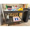 Image 1 : L3 - Black Cart & Contents - includes Wurth Car Wax Products / Turtle Wax Cleaning Supplies & More