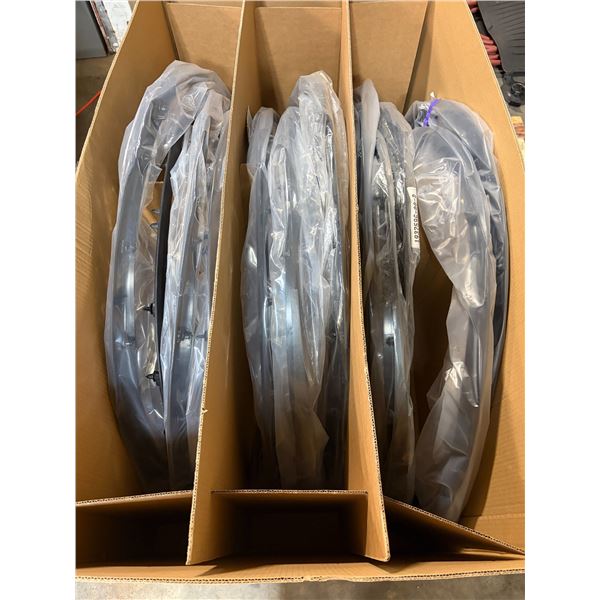L3 - NEW Tesla Box of approx. 13 OEM Black Plastic Fender Garnish (Model Y) - Total R.V. $1,755 / in
