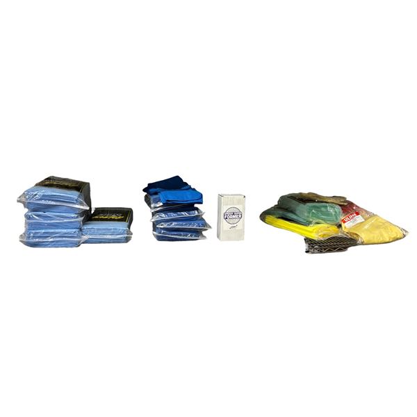 L3 - NEW Car Detailing Cleaning Supplies Group Lot - includes Golden State Microfiber Cloths (approx
