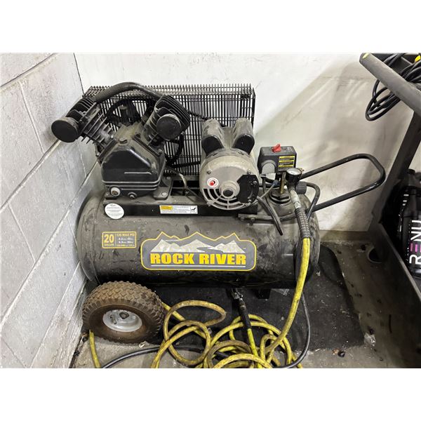 L3 - Rock River Heavy-Duty 20-Gallon Portable Air Compressor  - R.V. $800-$1,100 (Not Tested)