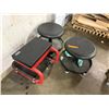 Image 2 : L3 - Group of 3 Professional Rolling Mechanic Stools