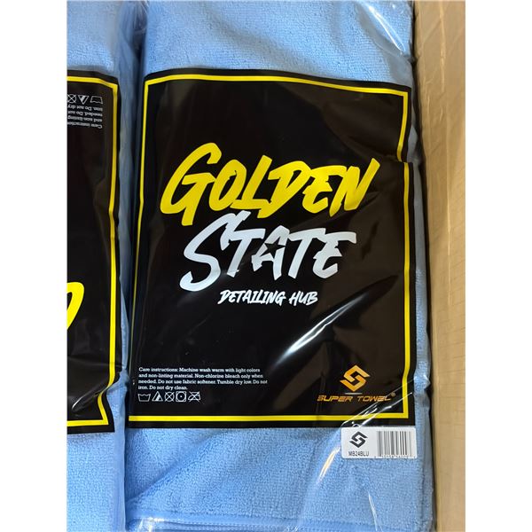 L3 - NEW Golden State Detailing Hub Blue Microfiber Cloths - R.V. $350 (approx. 10 pcs)