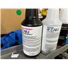 Image 2 : L3 - Gray Mobile Cart Detailing Station - includes Large Group of RENU Spray Bottles Cleaners / Pain