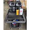 Image 1 : L3 - Black Mobile Cart Detailing Station- includes RENU Cleaners & Microfiber Cleaners / Rupes UN1 P