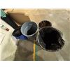 Image 1 : L3 - Group of 4 Assorted Industrial Garbage Bins