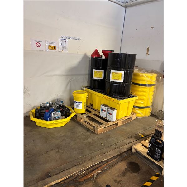 L3 - Industrial Hazardous Waste & Chemical Management Station - includes 3 Drum Spill Containment Pa