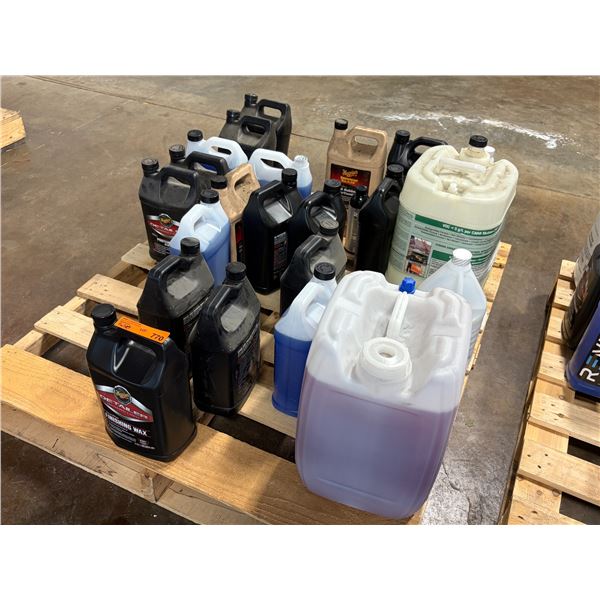L3 - Pallet of Assorted Car Detailing Cleaning Products - includes Assorted Meguiar's Cleaners / REN