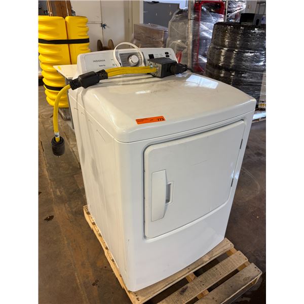 L3 - Insignia 7.0 cu. Ft. Electric White Dryer - R.V. $600 (Not Tested)