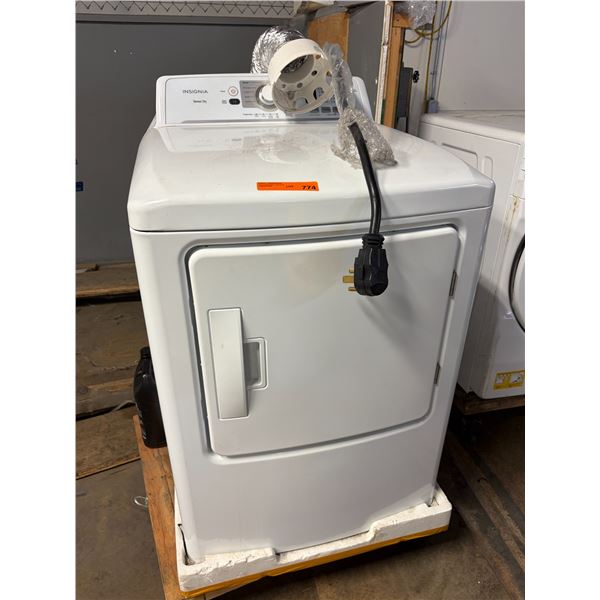 L3 - Insignia 7.0 cu. Ft. Electric White Dryer - R.V. $600 (Not Tested)
