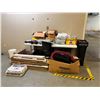 Image 1 : L3 - Table & Contents Group Lot - includes assorted Tesla Chrome Plate Frames / LED Lamps / Rupes Cl
