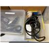 Image 4 : L3 - Table & Contents Group Lot - includes assorted Tesla Chrome Plate Frames / LED Lamps / Rupes Cl