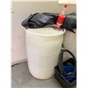 Image 2 : L3 - Group of 2 Industrial White Drums (approx. 50-Gallons)