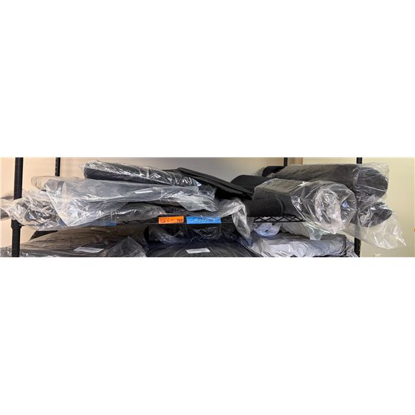 L3 - NEW Tesla Group of Assorted Black Floor Mats - approx. 30 pcs (assorted sizes & Models)
