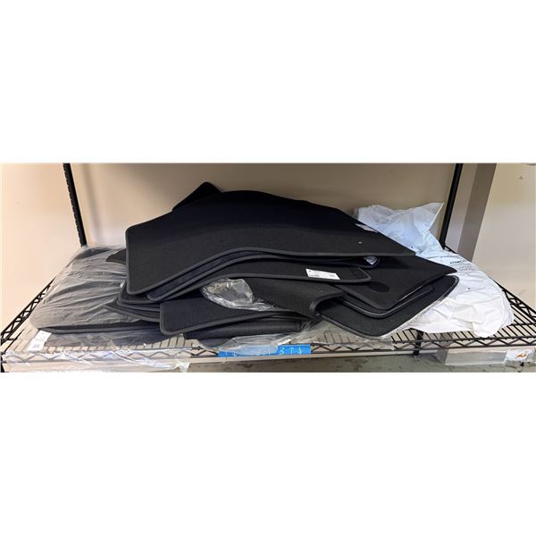 L3 - NEW Tesla Group of Assorted Black Floor Mats - approx. 30 pcs (assorted sizes & Models)