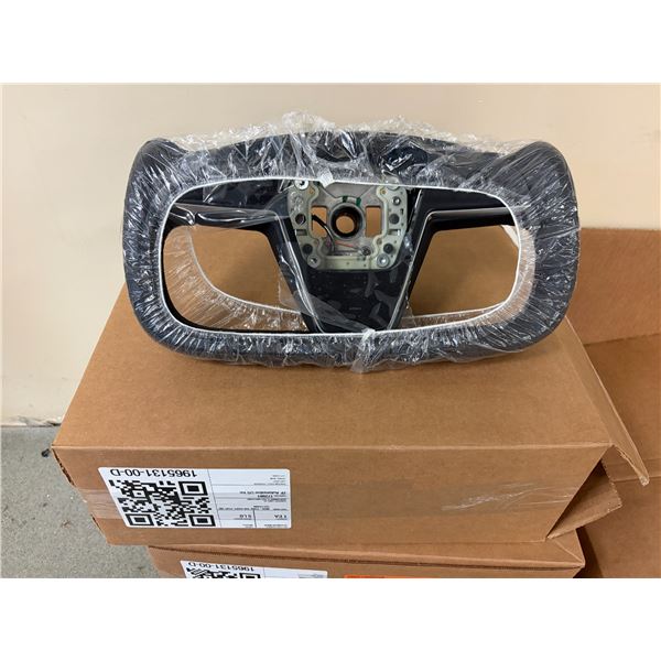 L3 - NEW Tesla (Model 2021-2025 S/X) OEM Yoke steering wheel - R.V. $1,850 / Part No. 1965131-00-D.