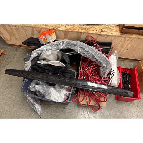 L3 - NEW Tesla OEM Assorted Components & Parts - includes Fenders / License Plate Frames / OEM push-