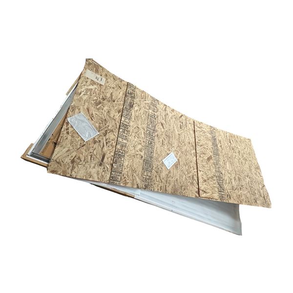 L3 - Silver Chrome Acrylic & Metal Car Floor Lite Paneling in Wooden Crate (approx. 4-pcs) - approx.