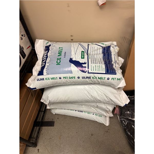 L3 - NEW Group of 6 ULINE Pet Safe Ice Melt Salt - Total R.V. $265