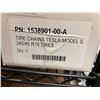 Image 3 : L3 - NEW Tesla 19-inch Snow Chains (Model S), 245/45 Tires - R.V. $575 / Part No. 1538901-00-A