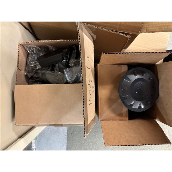 L3 - NEW Tesla x3 OEM Turbine Aero Insert 22" Wheel (2021-2025 Model X) & Dark charcoal Center Cap 2