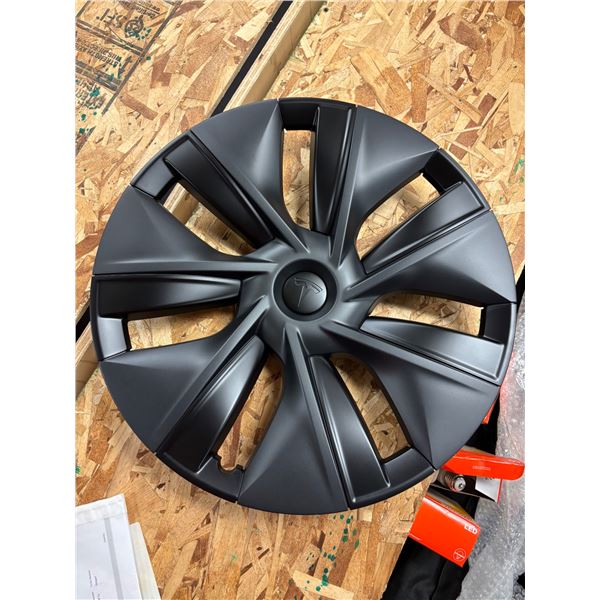L3 - NEW Tesla 4-pcs 20-inch Gemini Dark Wheel Cover/Hubcap (2020–2024, Model Y) - R.V. $24