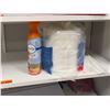 Image 2 : L3 - 5-Tier White Metal Shelf & 3 Modern Stools - includes Floor Mats (Contents Milwaukee not includ