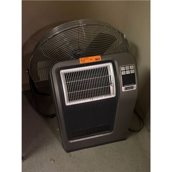 L3 - Lasko Space Heater & Floor-Stand Industrial Fan - Tested, Working Condition