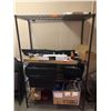 Image 1 : L3 - 4-Tier Black Industrial Shelf & Content - includes Canon GPR-66 Toner Black / Uline Binders / H