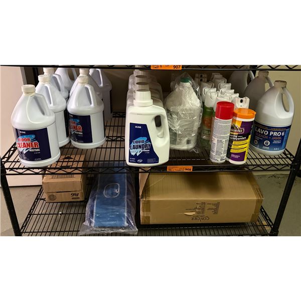 L3 - Professional Cleaning Supplies - includes ULINE Liquid Laundry / Floor Cleaners / Bleach & More