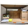 Image 1 : Shelf Lot of Misc Stuff - Includes File Folders, Instant Canopy etc