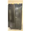 Image 1 : ULINE Locking steel Storage Cabinet on Wheels - 6 ft L x 3ft W x 2ft D