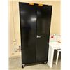 Image 1 : ULINE Locking steel Storage Cabinet on Wheels - 6 ft L x 3ft W x 2ft D