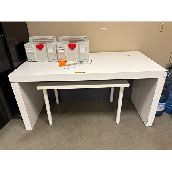 Group of Rupes Ibrid Nano Long Neck Kits and tables 63"W x 31"D x 31"L