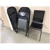 Image 1 : Group of 7 Chairs - 6 Foldable Chairs & 1 Dining chairs