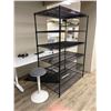 Image 2 : Group of Racking Approx 73" x 30" x 48" & White Desk Approx 63" x 32" x 30"