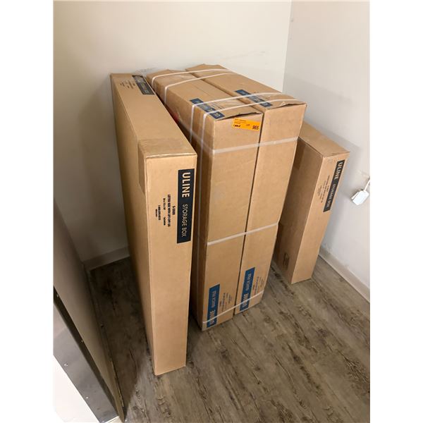 BNIB - Group of 4 ULINE Storage Boxes