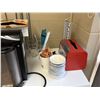 Image 4 : Group of Items - Includes 2 Drawer cabinet, Coffee Machine, Black & Decker Toaster oven etc