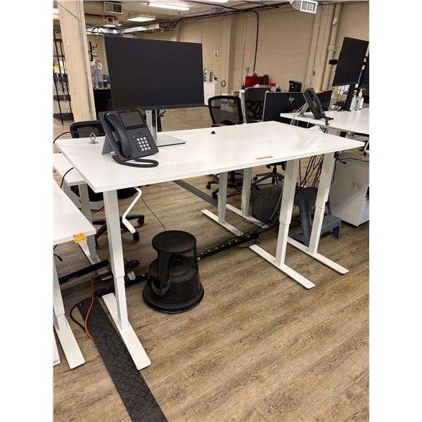 Group of Misc Office Items - Includes Height Adjustable desks, Monitors etc