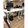 Image 1 : Group of Misc Office Items - Includes Height Adjustable desks, Monitors etc