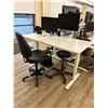 Image 1 : Group of Misc Office Items - Includes Height Adjustable desks, Office Chairs, Monitors etc